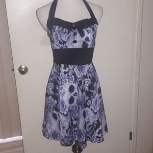 Skull and flower dress
